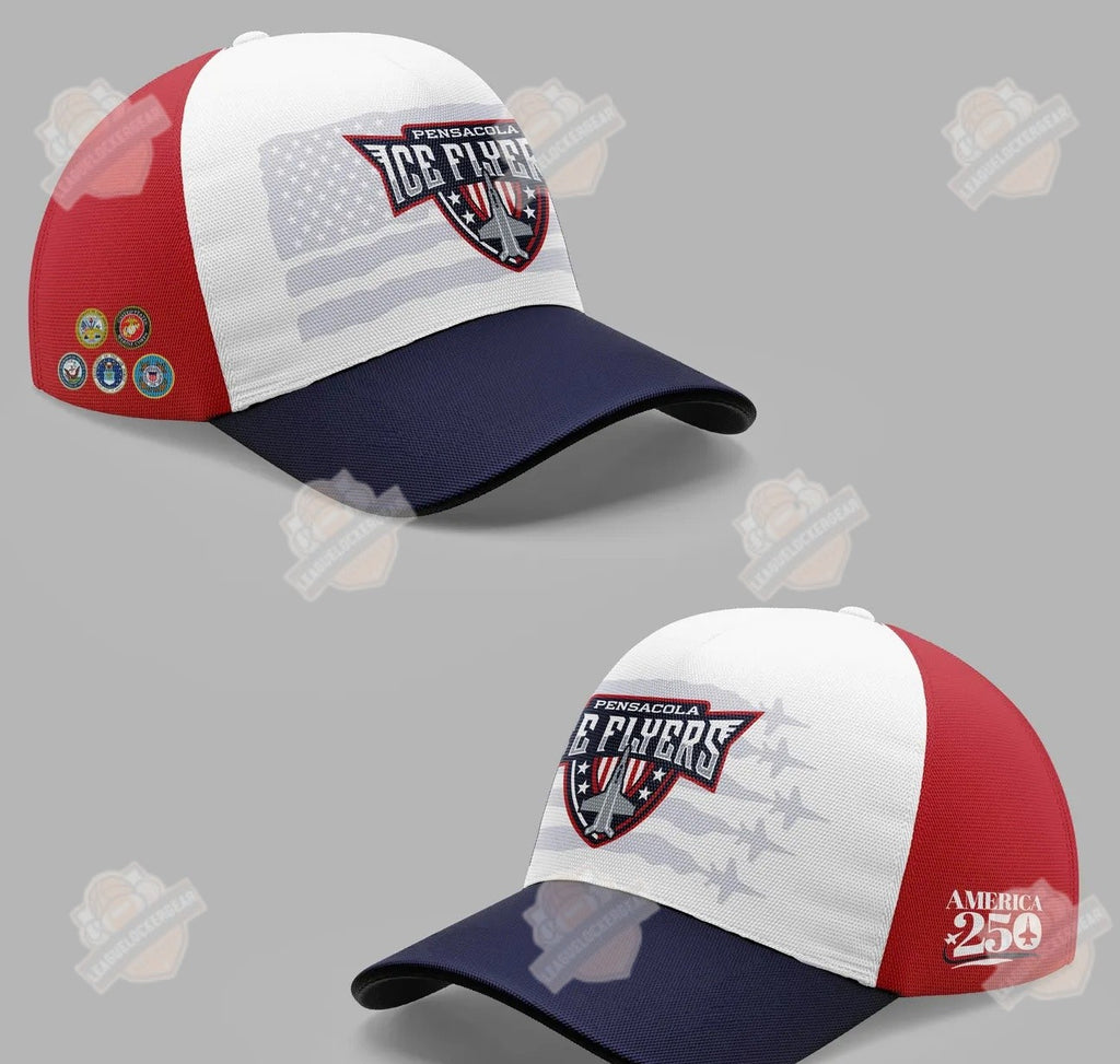 Pensacola Ice Flyers Military Appreciation America 250 Hockey Jersey - LeagueLockerGear