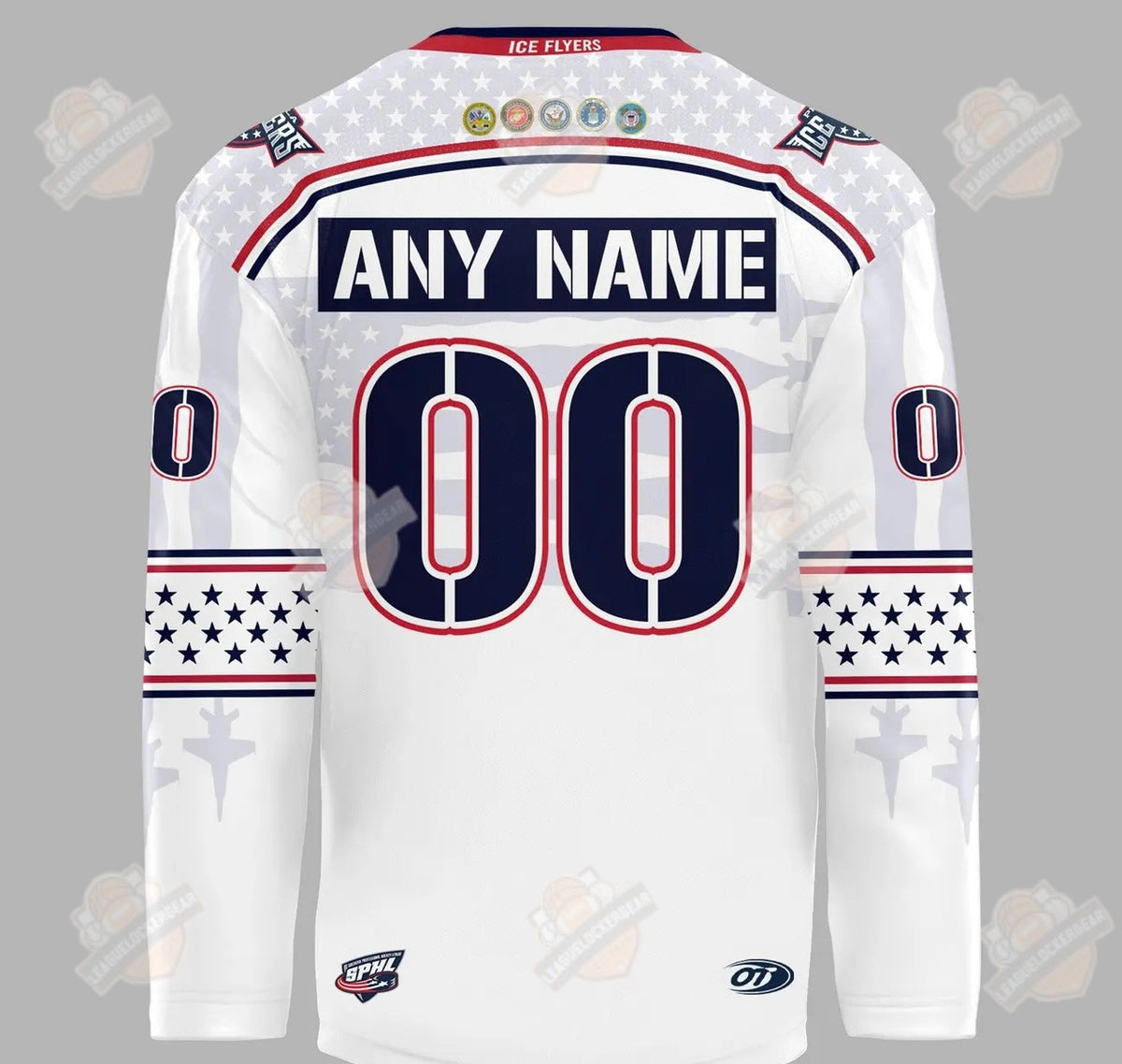Pensacola Ice Flyers Military Appreciation America 250 Hockey Jersey - LeagueLockerGear