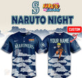 Seattle Mariners Naruto Night Custom Baseball Jersey - LeagueLockerGear