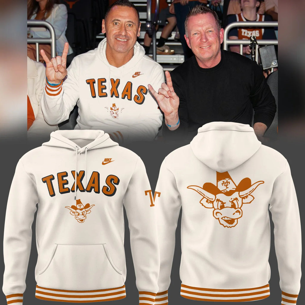 Texas Longhorns Coach Steve Sarkisian Hoodie - LeagueLockerGear
