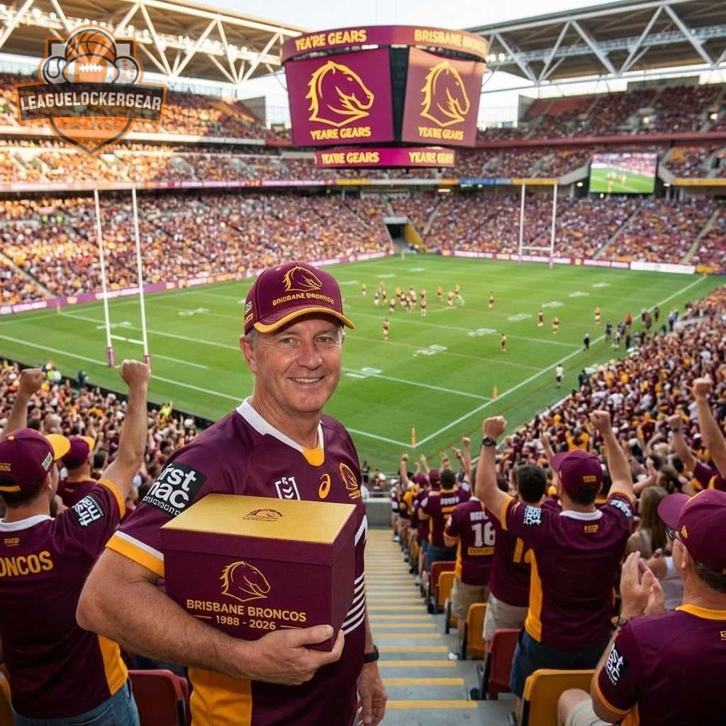 Brisbane Broncos 38 Years Anniversary 1988 - 2026 Cap - LeagueLockerGear