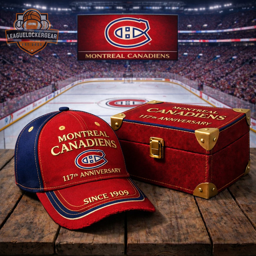 Montreal Canadiens 117th Anniversary Since 1909 Cap - LeagueLockerGear