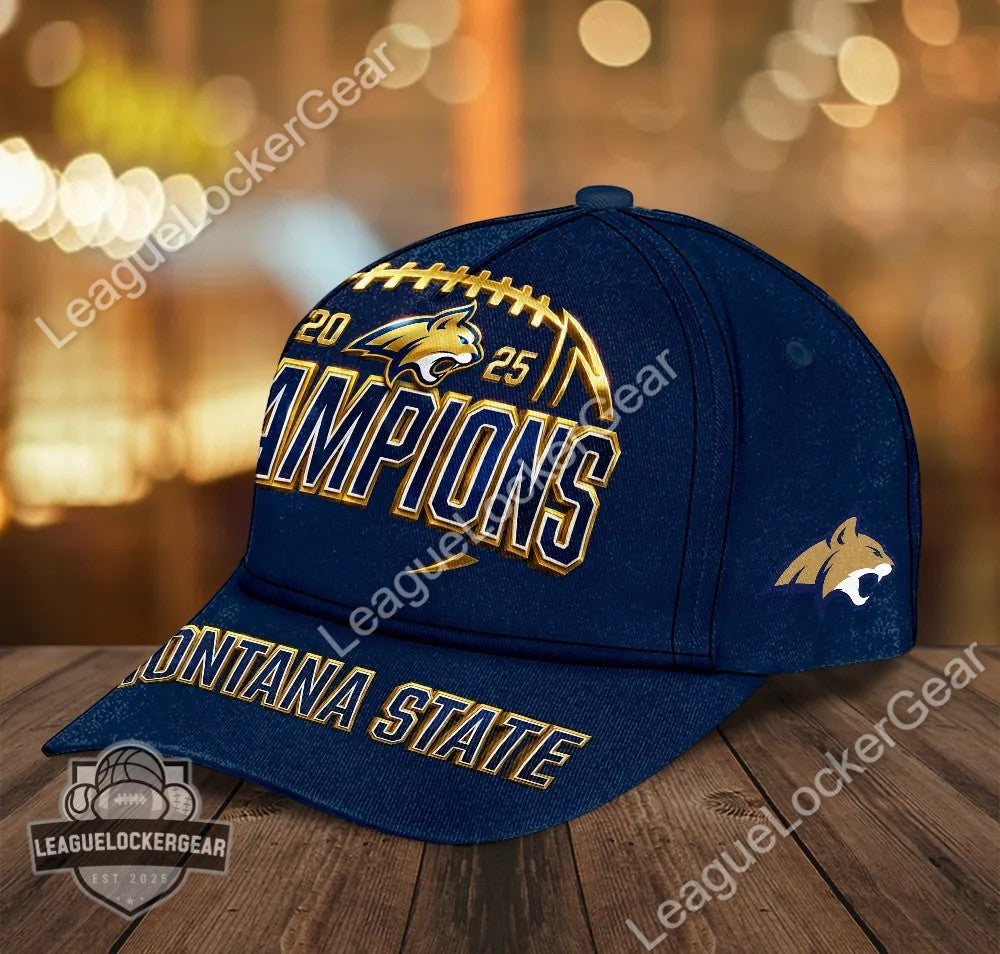 Montana State Bobcats 2025 Football Champions Cap - LeagueLockerGear