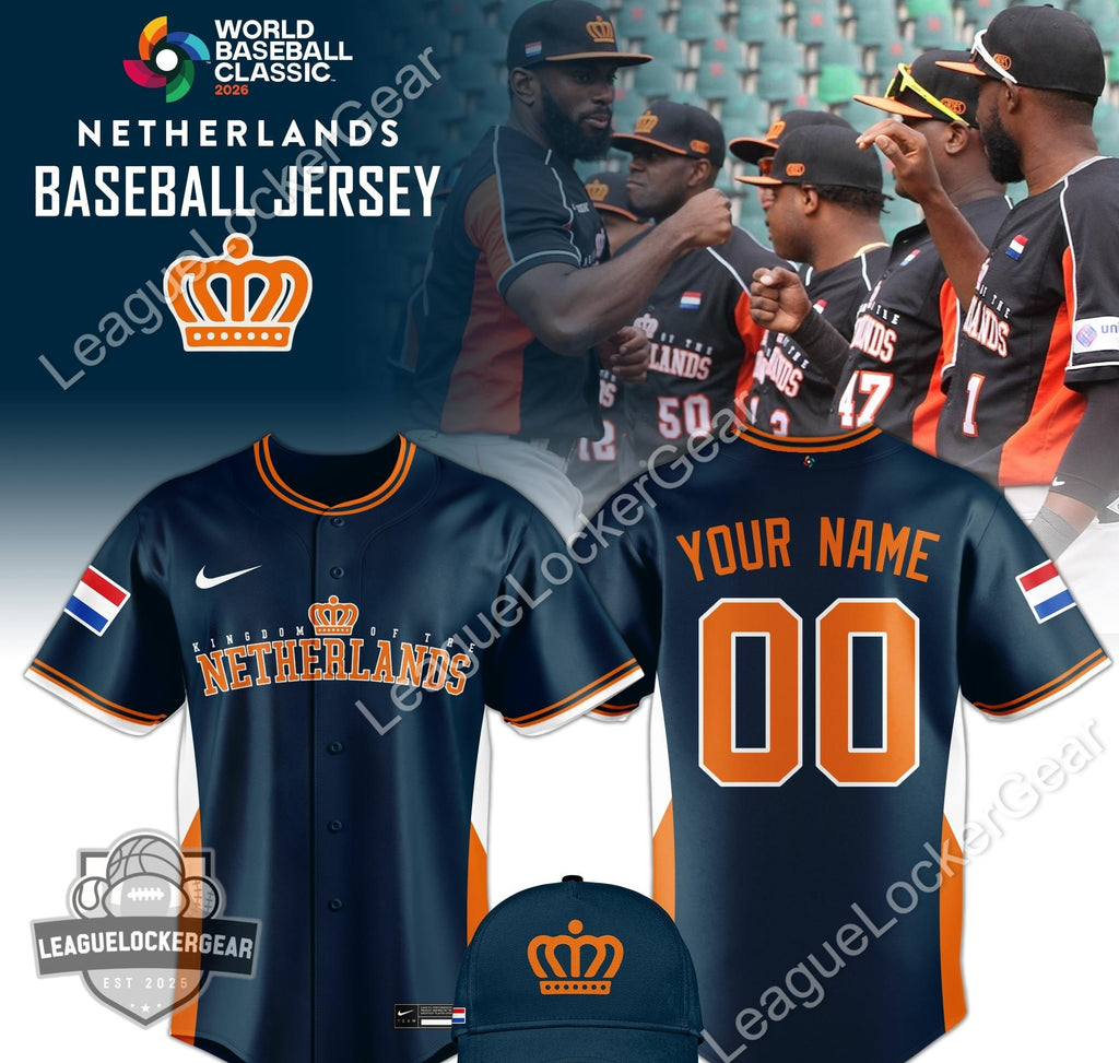 Netherlands World Baseball Classic 2026 Baseball Jersey - LeagueLockerGear