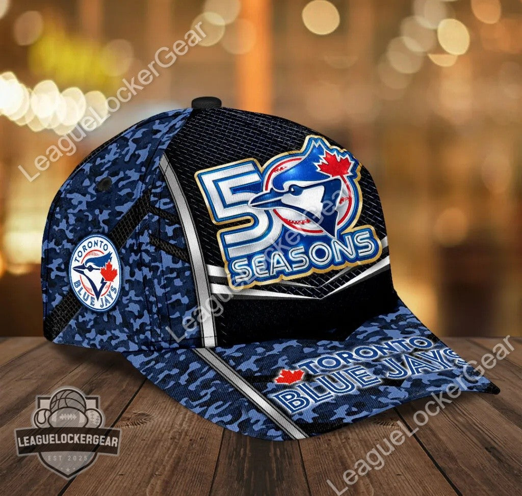 Toronto Blue Jays 50 Seasons Cap - LeagueLockerGear