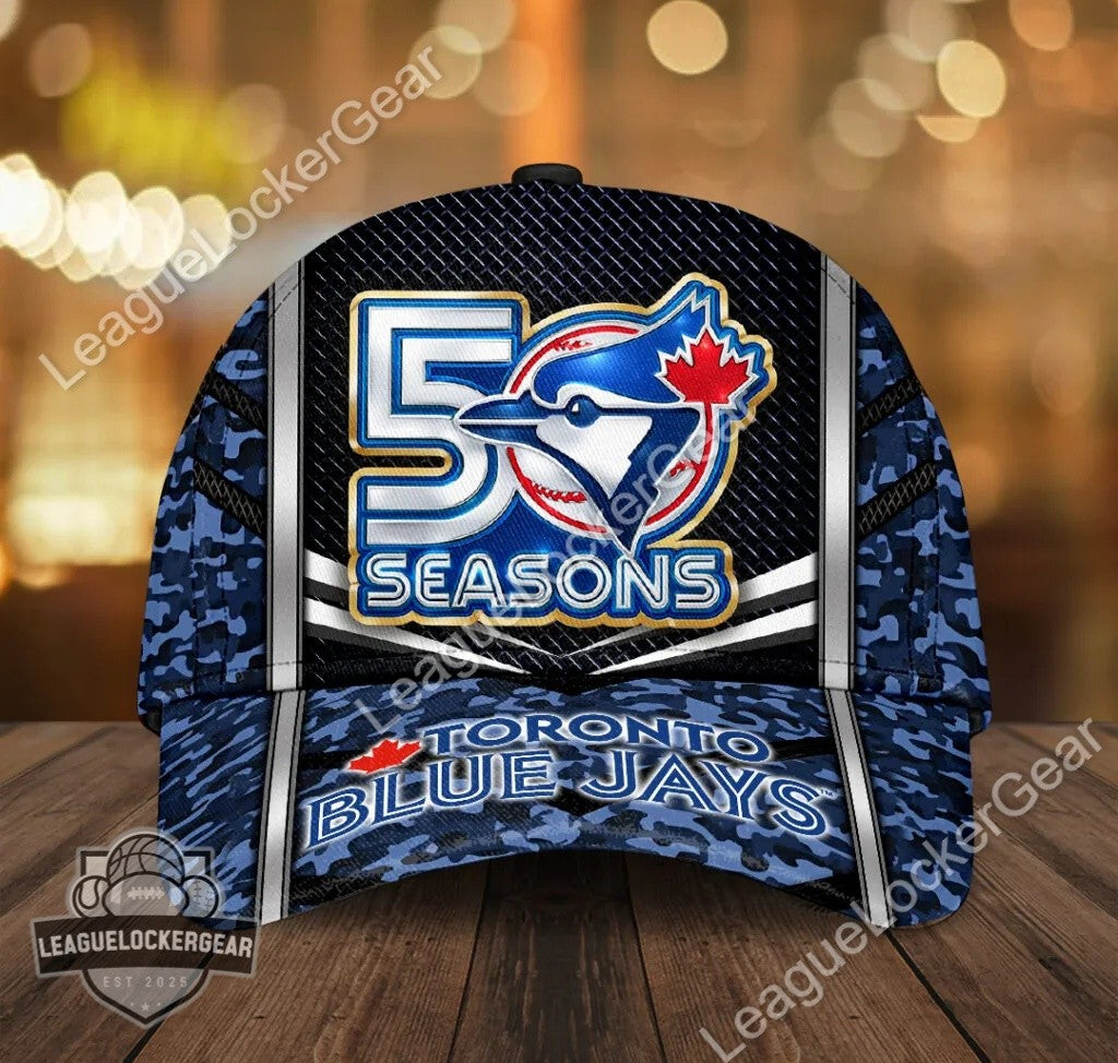Toronto Blue Jays 50 Seasons Cap - LeagueLockerGear