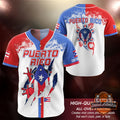 Puerto Rico Coqui Frog Taino Turtle Baseball Jersey - LeagueLockerGear