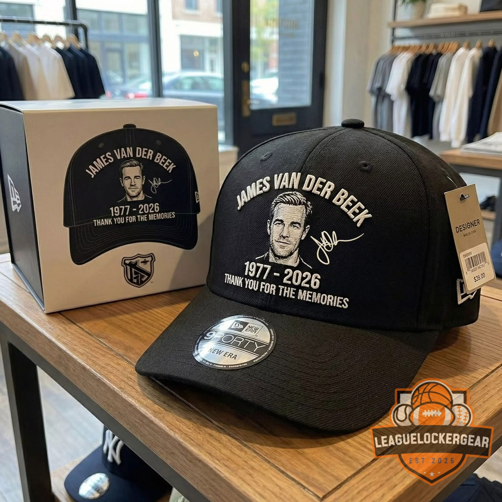James Van Der Beek 1977-2026 Thank You For The Memories Baseball Cap - LeagueLockerGear