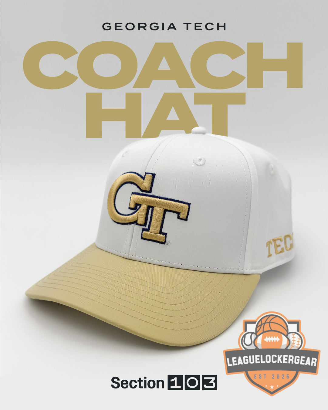 Georgia Tech Coach Hat - LeagueLockerGear