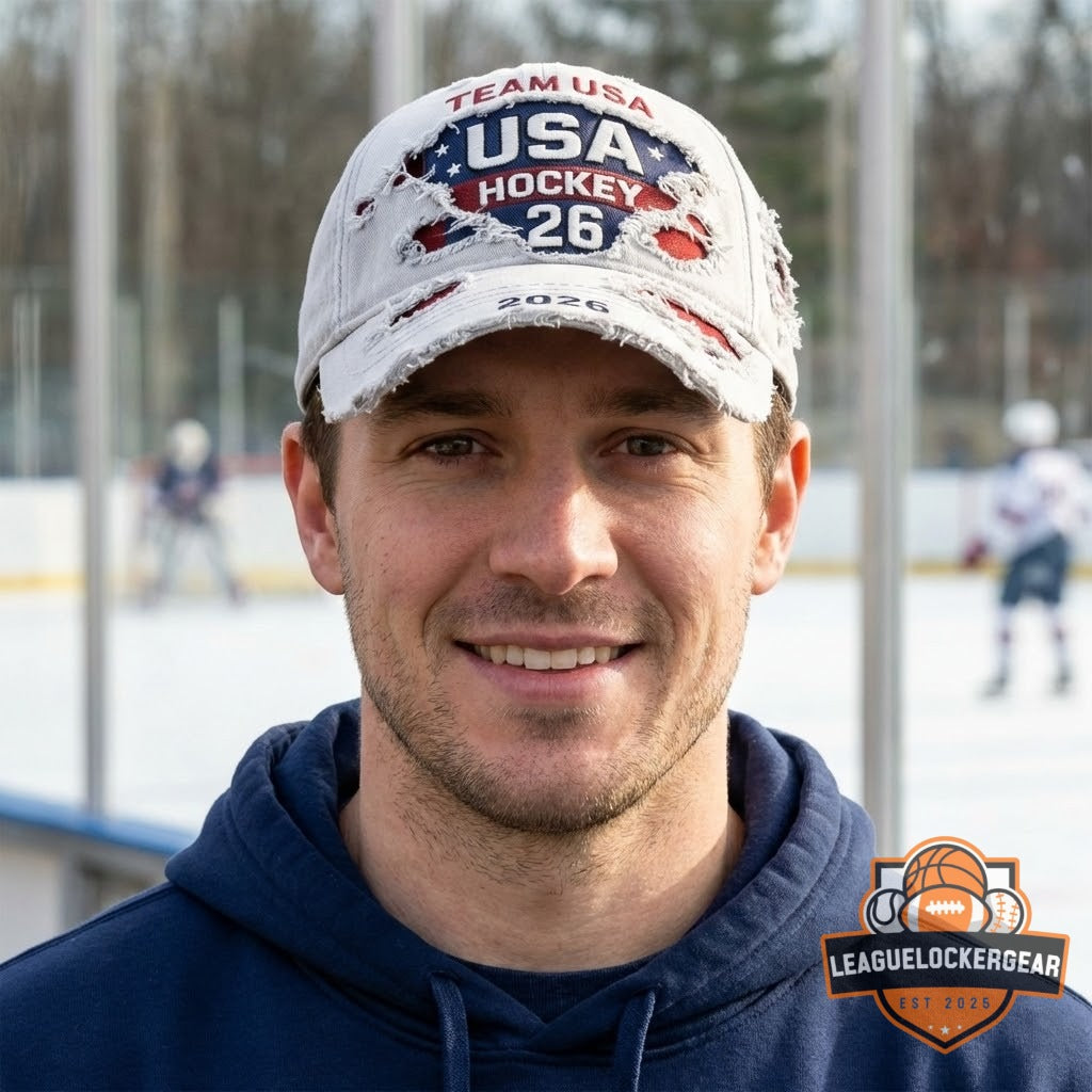 Team USA Hockey 2026 Distressed Hat - LeagueLockerGear