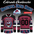 Colorado Avalanche Grateful Dead Night Custom Hockey Jersey - LeagueLockerGear