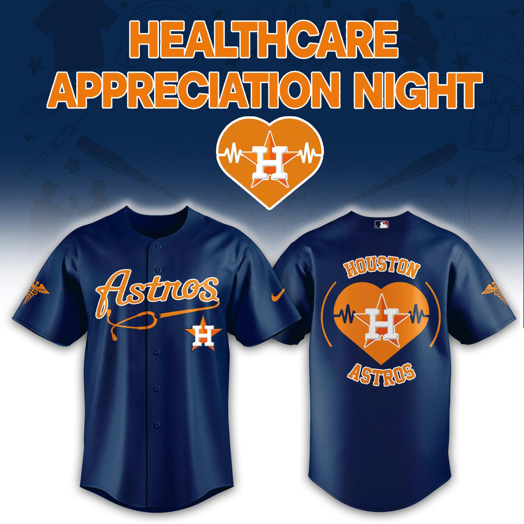 Houston Astros Healthcare Appreciation Night Baseball Jersey - LeagueLockerGear