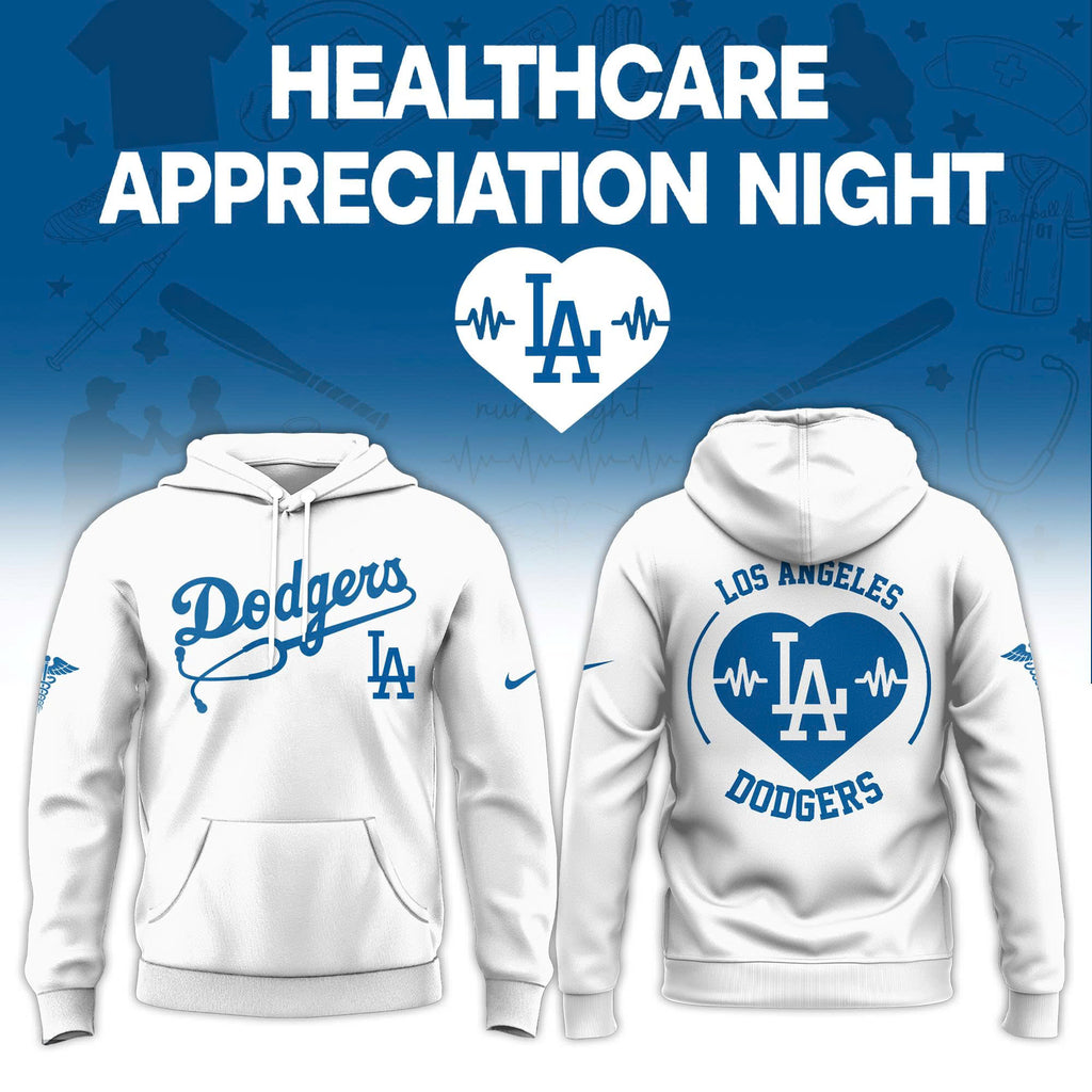 Los Angeles Dodgers Healthcare Appreciation Night Hoodie - LeagueLockerGear