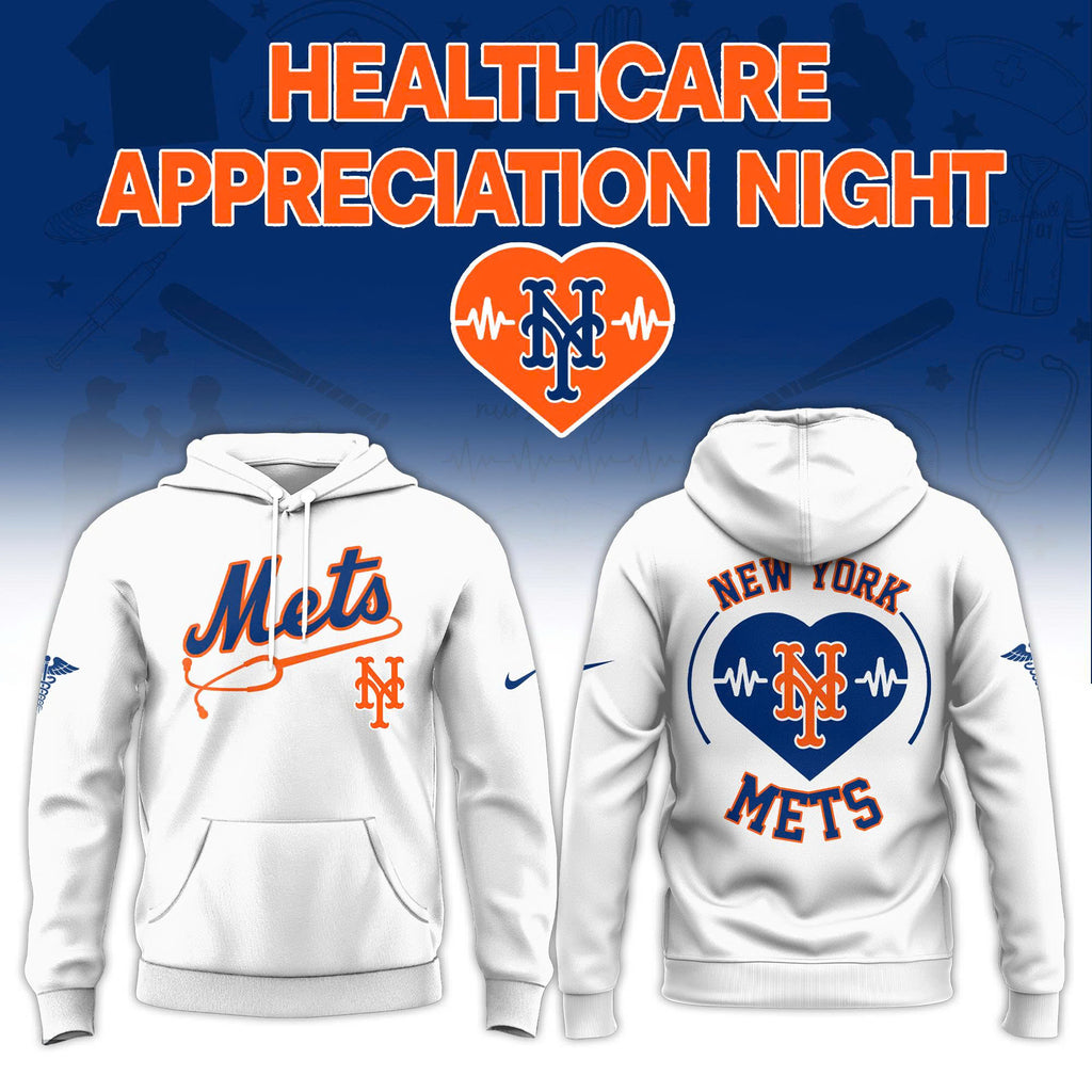 New York Mets Healthcare Appreciation Night Hoodie - LeagueLockerGear