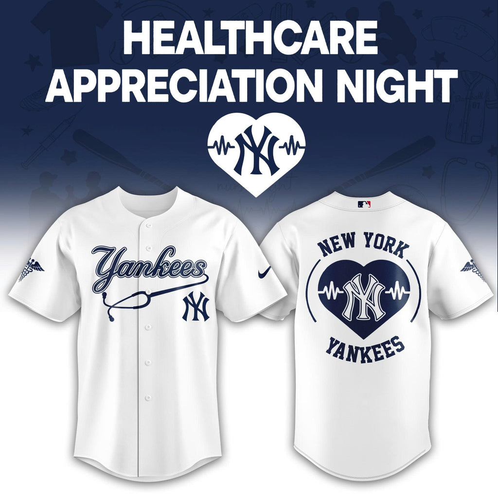 New York Yankees Healthcare Appreciation Night Baseball Jersey - LeagueLockerGear