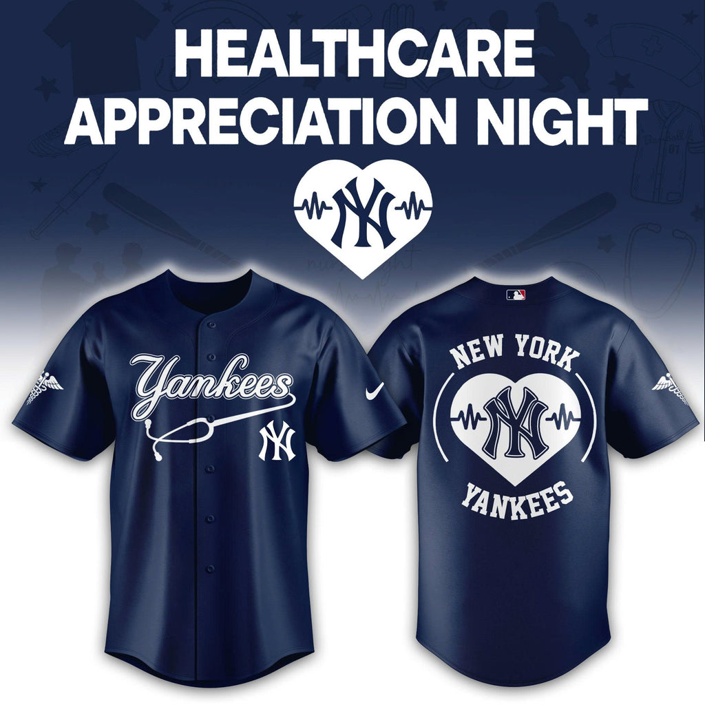 New York Yankees Healthcare Appreciation Night Baseball Jersey - LeagueLockerGear