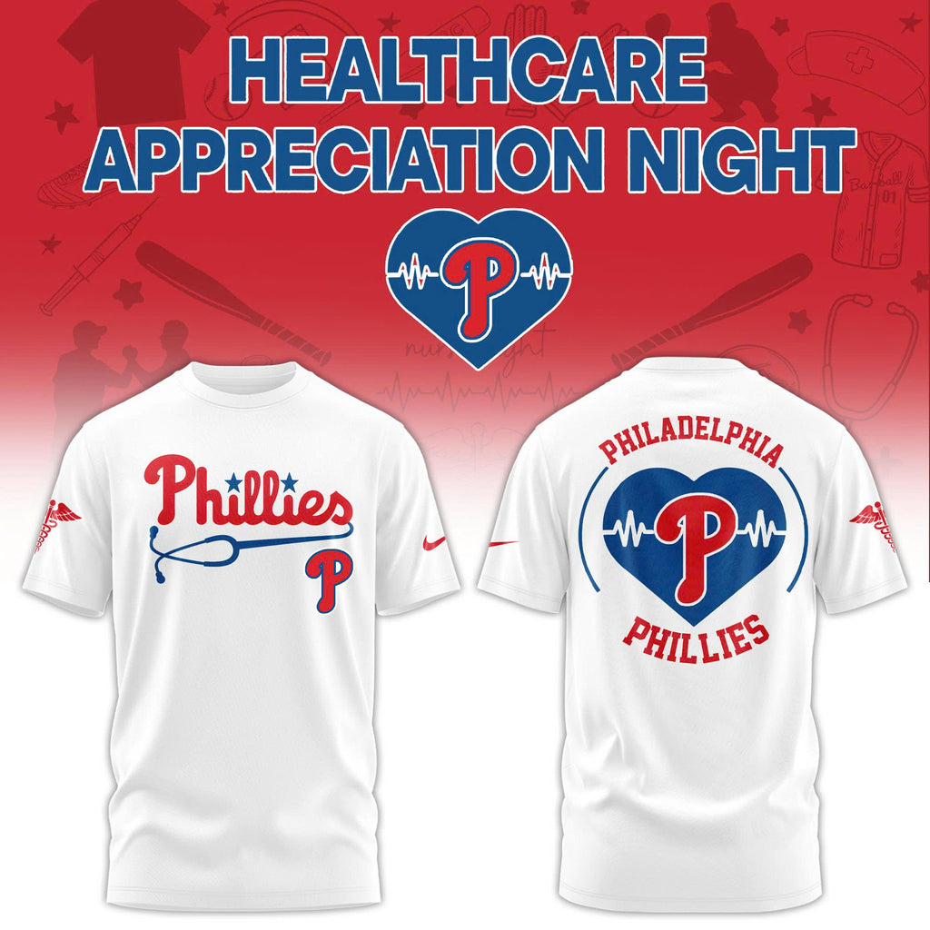 Philadelphia Phillies Healthcare Appreciation Night T-Shirt - LeagueLockerGear
