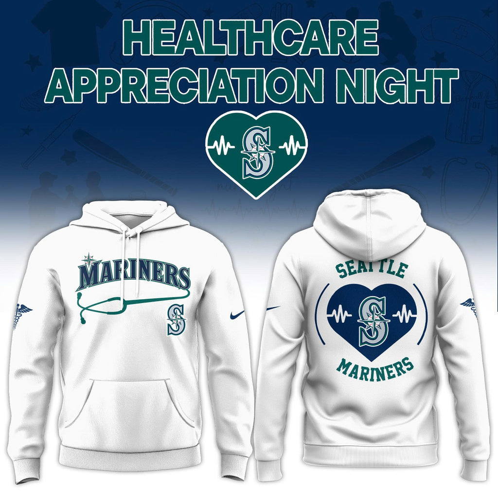 Seattle Mariners Healthcare Appreciation Night Hoodie - LeagueLockerGear