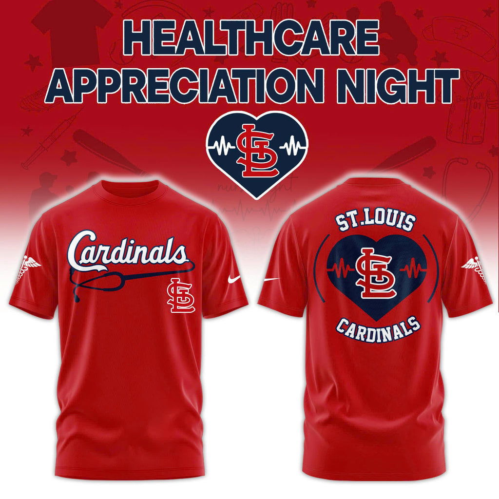 St. Louis Cardinals Healthcare Appreciation Night T-Shirt - LeagueLockerGear