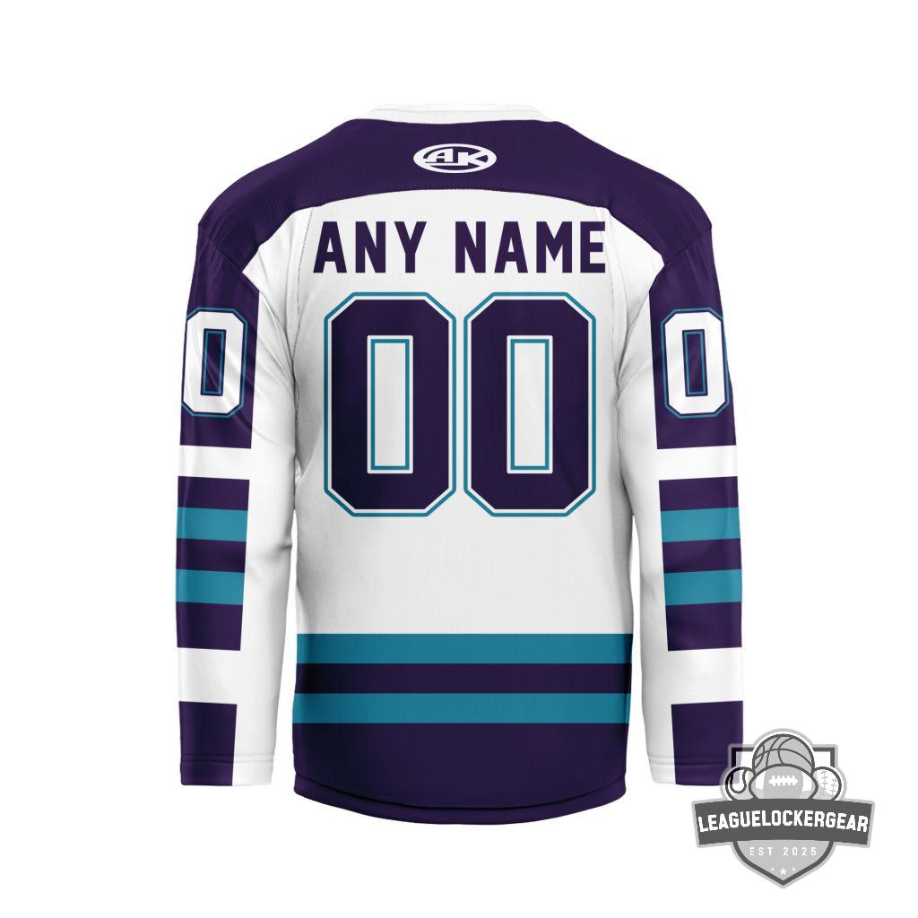 Orlando Solar Bears Personalized 2026 Throwback V-shaped Hockey Jersey - LeagueLockerGear