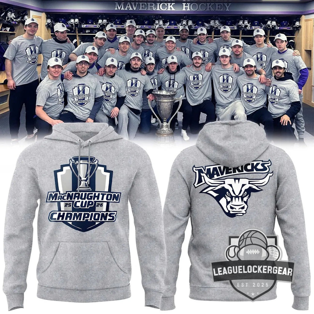 Mavericks MacNaughton Cup 25 26 Champions Hoodie - LeagueLockerGear