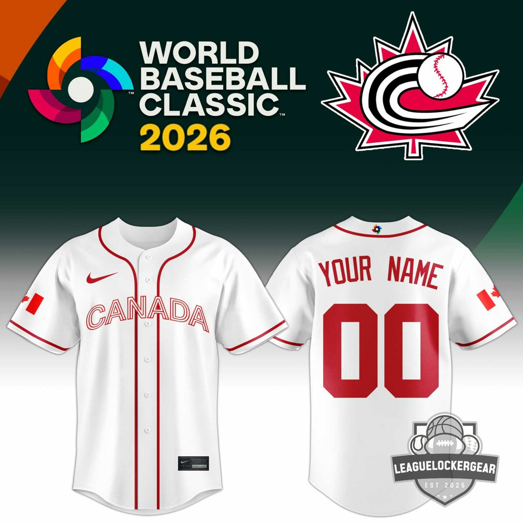 Canada World Baseball Classic 2026 Baseball Jersey - LeagueLockerGear