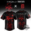 Chevelle Detroit Tigers Tour 2026 Baseball Jersey - LeagueLockerGear
