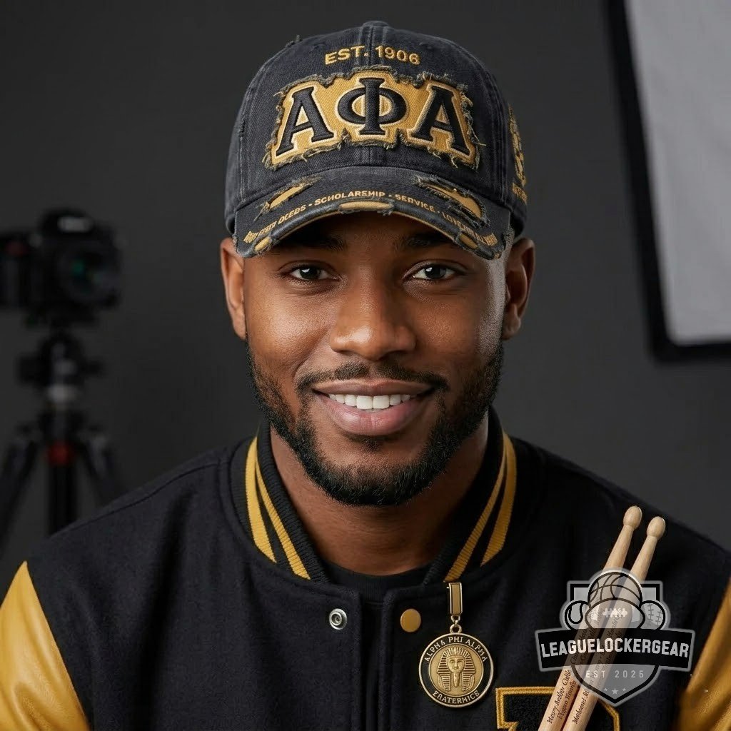Alpha Phi Alpha Est 1906 Brotherhood Distressed Hat - LeagueLockerGear