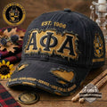 Alpha Phi Alpha Est 1906 Brotherhood Distressed Hat - LeagueLockerGear