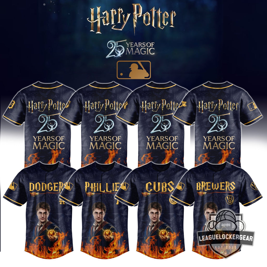 MLB x Harry Potter 25 Years of Magic Baseball Jersey - LeagueLockerGear
