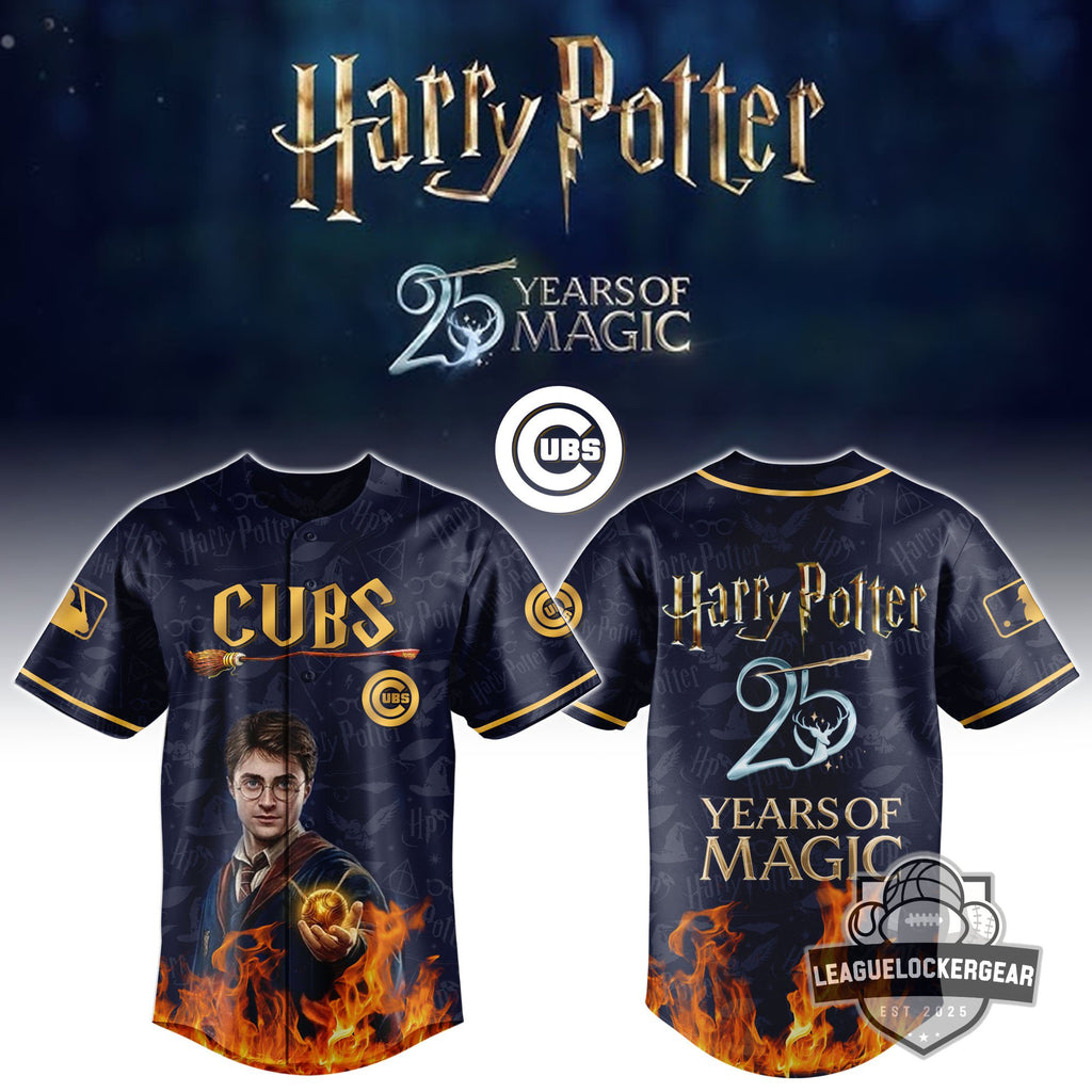 MLB x Harry Potter 25 Years of Magic Baseball Jersey - LeagueLockerGear