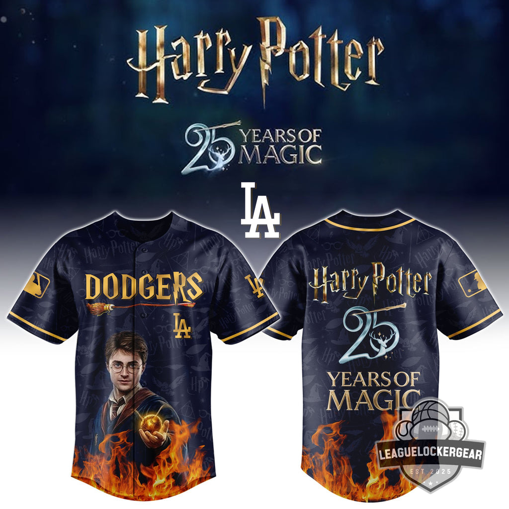 MLB x Harry Potter 25 Years of Magic Baseball Jersey - LeagueLockerGear