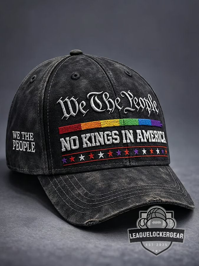 We The People No Kings In America Distressed Hat - LeagueLockerGear