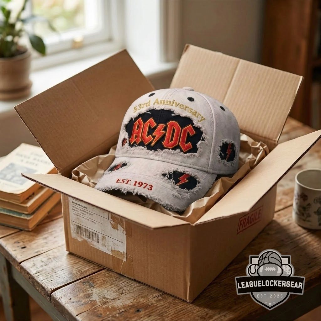 AC/DC 53rd Anniversary EST. 1973 Baseball Cap - LeagueLockerGear
