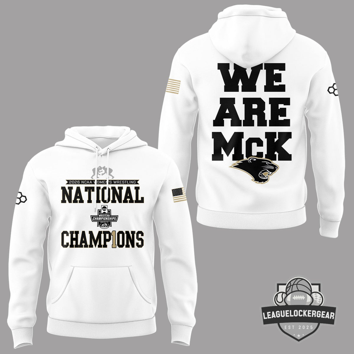 McKendree Bearcats 2026 NCAA Women's Wrestling National Champions Hoodie - LeagueLockerGear