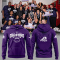 TCU Horned Frogs Women's Basketball 2026 Big 12 Conference Champions Hoodie - LeagueLockerGear