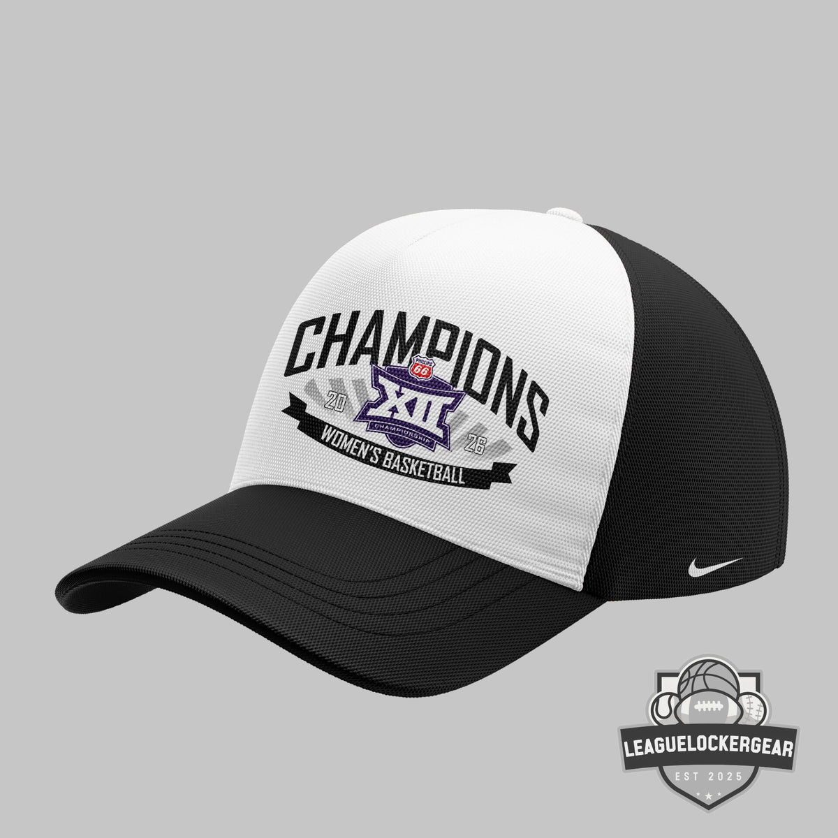 TCU Horned Frogs Women's Basketball Big 12 Conference Champions 2026 Hoodie - LeagueLockerGear