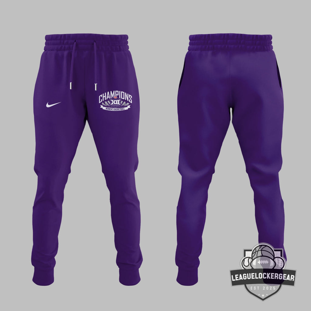 TCU Horned Frogs Women's Basketball Big 12 Conference Champions 2026 Hoodie - LeagueLockerGear