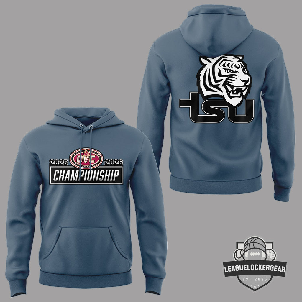TSU Tigers OVC Men's Basketball Champions 2026 Hoodie - LeagueLockerGear