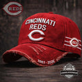 Cincinnati Reds 145th Anniversary 1881-2026 Baseball Cap - LeagueLockerGear