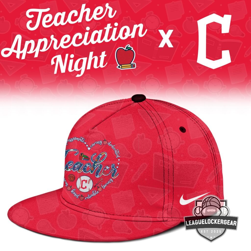 Cleveland Guardians Teacher Appreciation Night Hoodie And Cap - LeagueLockerGear