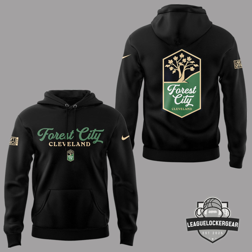 Forest City Cleveland Logo Hoodie - LeagueLockerGear