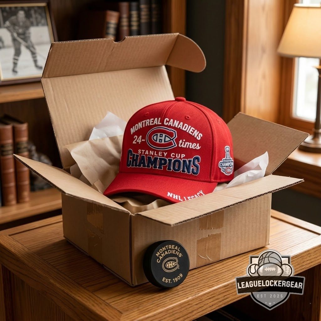 Montreal Canadiens 24-Times Stanley Cup Champions NHL Legacy Baseball Cap - LeagueLockerGear