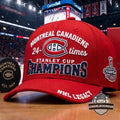Montreal Canadiens 24-Times Stanley Cup Champions NHL Legacy Baseball Cap - LeagueLockerGear