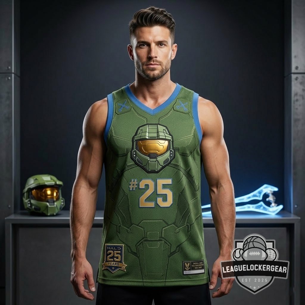 Halo 25th Anniversary Basketball Jersey - LeagueLockerGear
