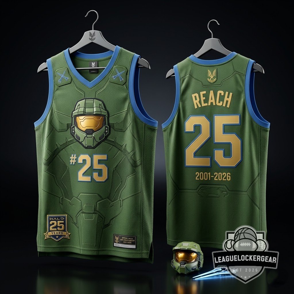 Halo 25th Anniversary Basketball Jersey - LeagueLockerGear