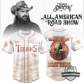 Chris Stapleton Tennessee Titans All American Road Show Baseball Jersey - LeagueLockerGear