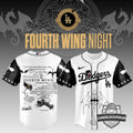 Los Angeles Dodgers Fourth Wing Night Baseball Jersey - LeagueLockerGear