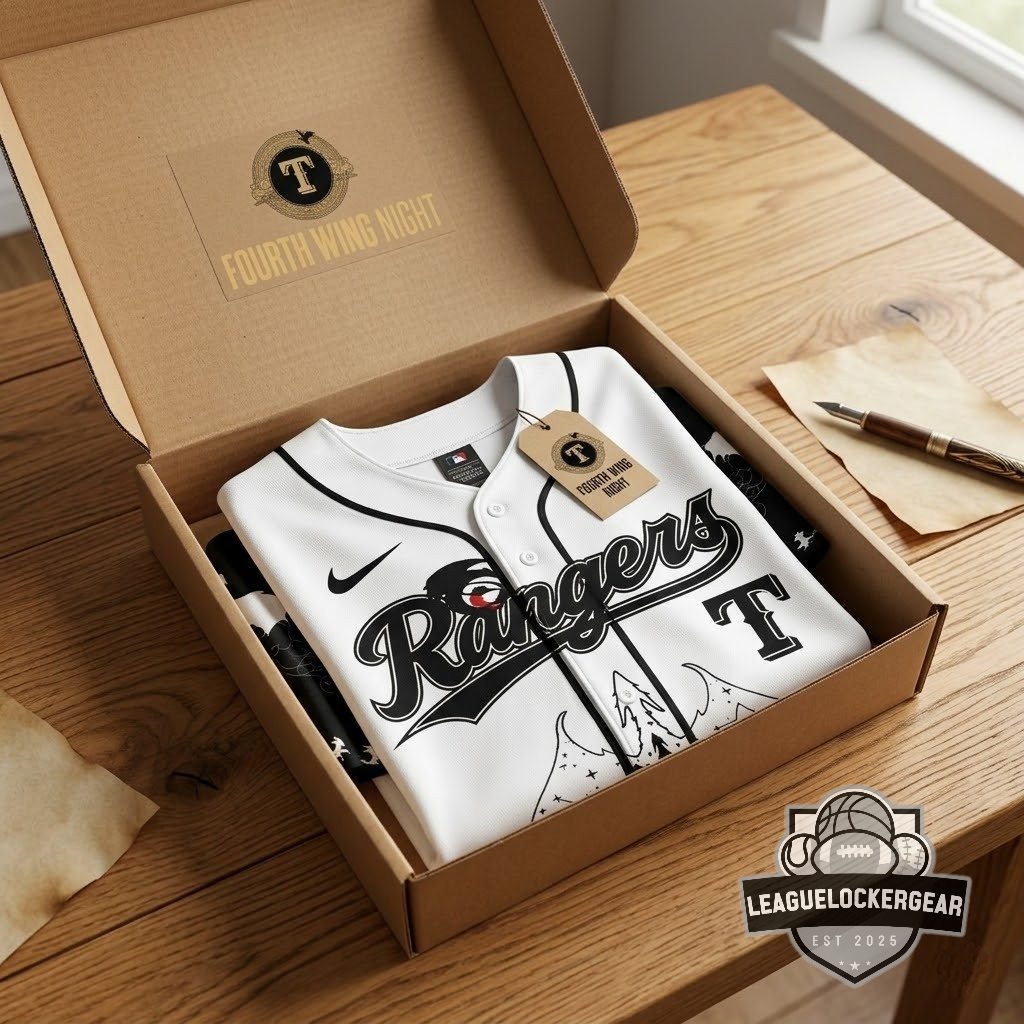 Texas Rangers Fourth Wing Night Baseball Jersey - LeagueLockerGear