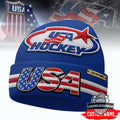 USA Hockey Custom Name Beanie - LeagueLockerGear